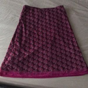 Express Floral Layered Skirt